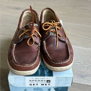 Sperry Women’s Brown Leather Boat Shoes